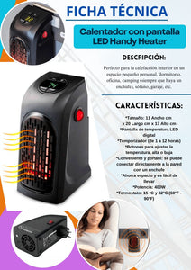 mini calentador electrico portatil